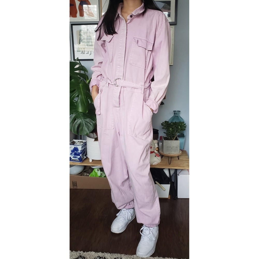 Washed Pink Jumpsuit